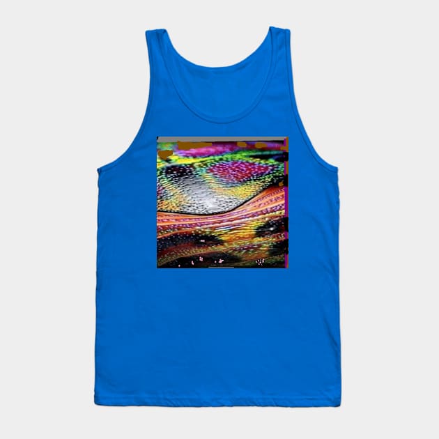 Colorful Mosaic Pattern Tank Top by 2triadstore